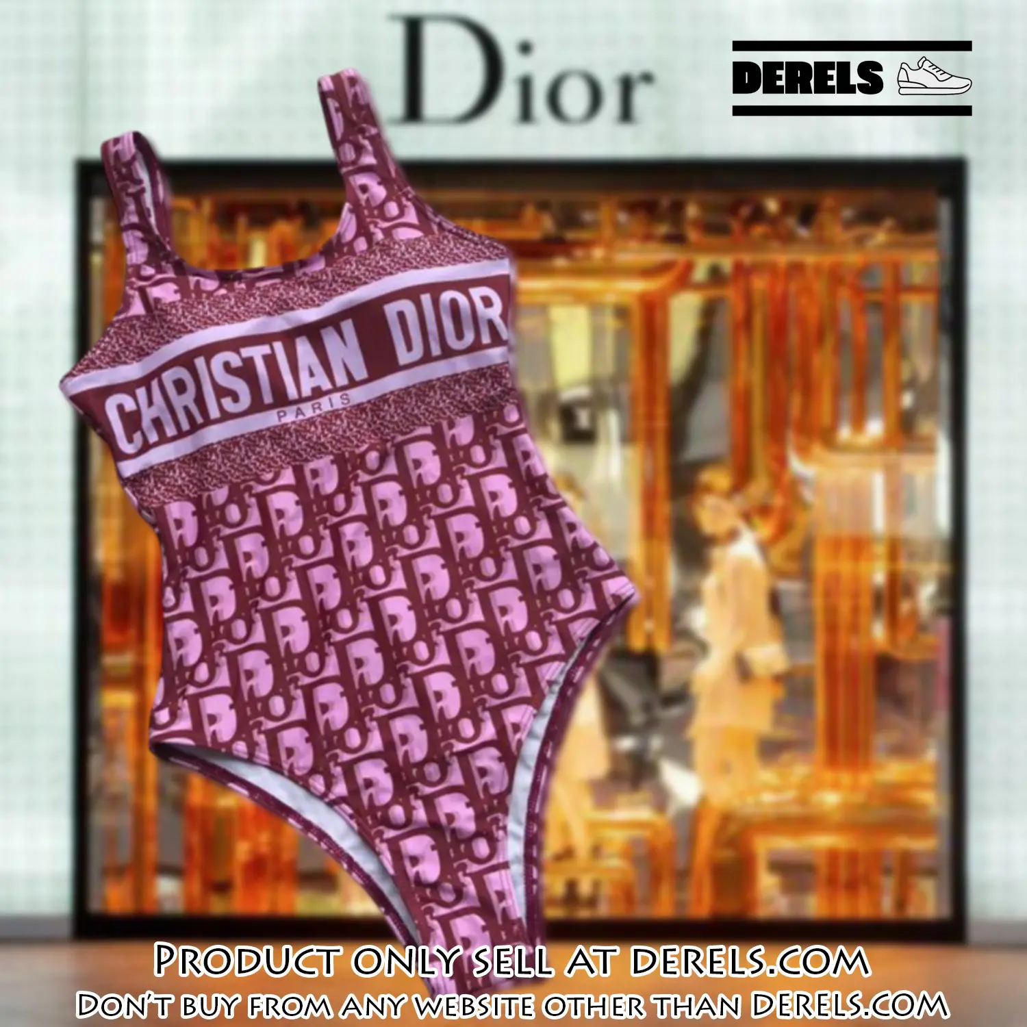 Christian dior swimwear beachwear one piece swimsuit osw1048 dr3416427